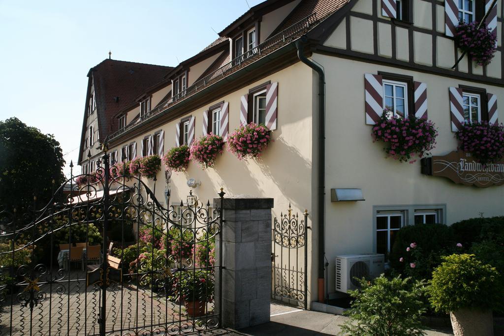 Hotel Brauereigasthof Landwehr-Braeu 라이첼쇼펜 외부 사진