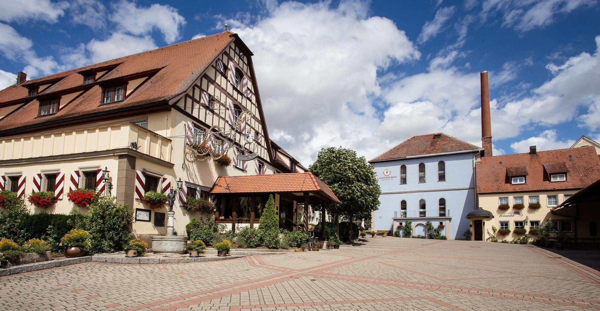 Hotel Brauereigasthof Landwehr-Braeu 라이첼쇼펜 외부 사진